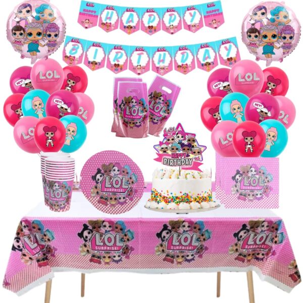 Set Globos Decoraci N Cotill N Para Cumplea O Lol Tu Fiesta A Un Click