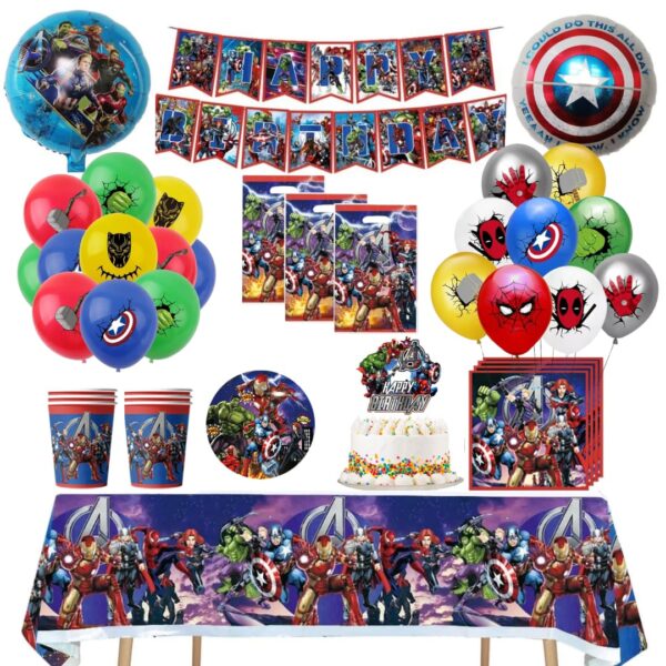 Globos Cotill N Decorativo Cumplea Os Avengers Modelo Tu Fiesta A