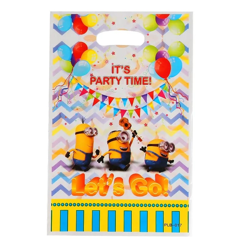 Bolsas Dulceras 1o unidades Cumpleaños Minions mod 2 Tu Fiesta a un Click