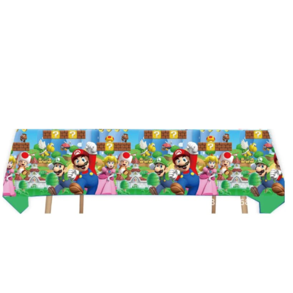 Mantel Decorativo Cumpleaños Mario Bros Tu Fiesta a un Click