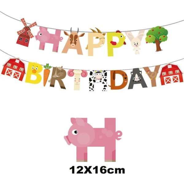 Set Cotillon para Cumpleaños Animales de la Granja - Imagen 7