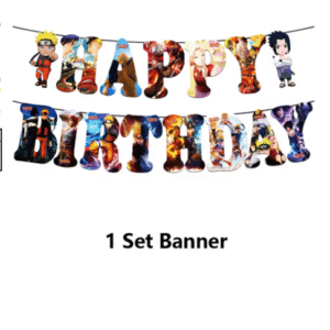 Banderín Guirnalda Decorativo Naruto