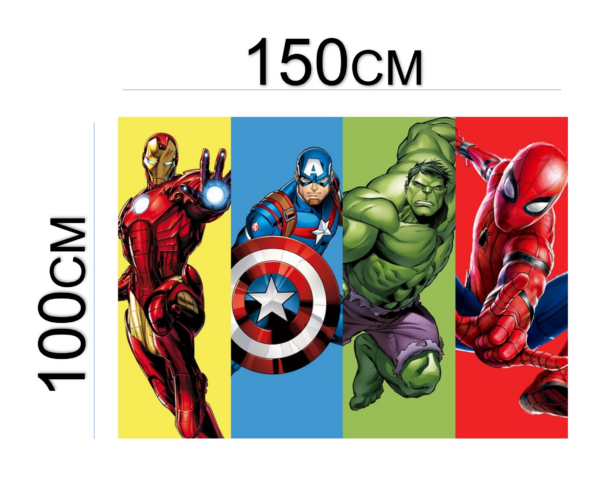 Fondo Telón para Decoración y Fotografía Avengers Superheroes - Imagen 2