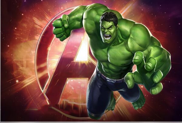 Fondo telón para decoración y fotografía Hulk superheroe 150x100cm