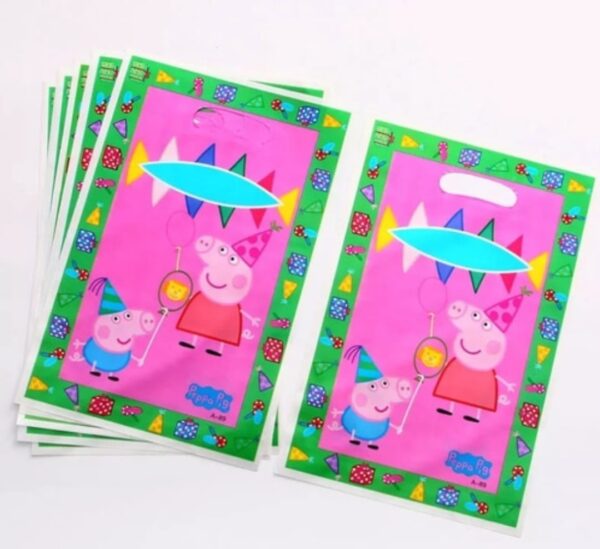 Bolsas Dulceras 10 Unidades para Cumpleaños Peppa Pig