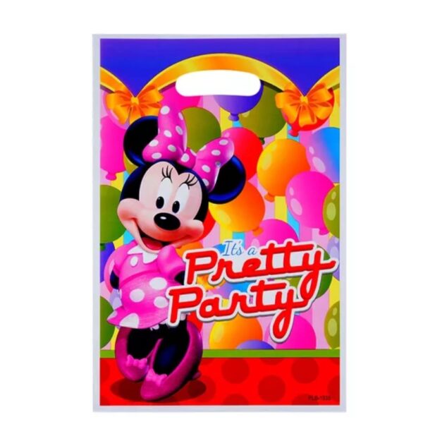 Bolsas Dulceras 10 Unidades para Cumpleaños Minnie Mouse (Mod2)