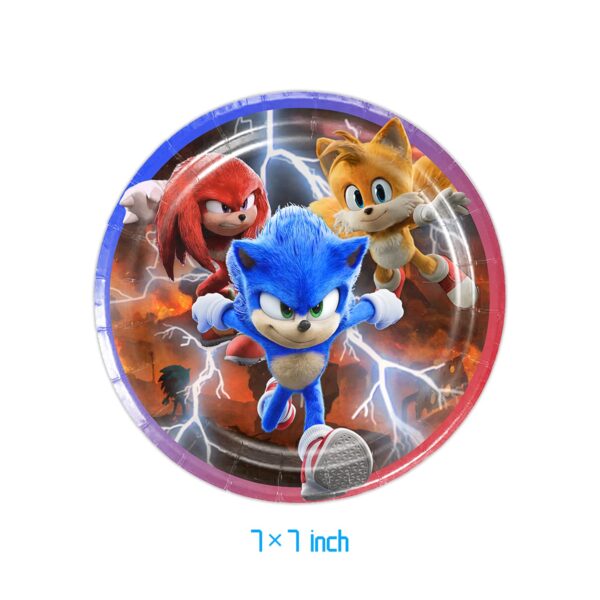 Set  Globos Cotillón para Cumpleaños Sonic - Imagen 4