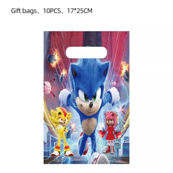 Set  Globos Cotillón para Cumpleaños Sonic - Imagen 7