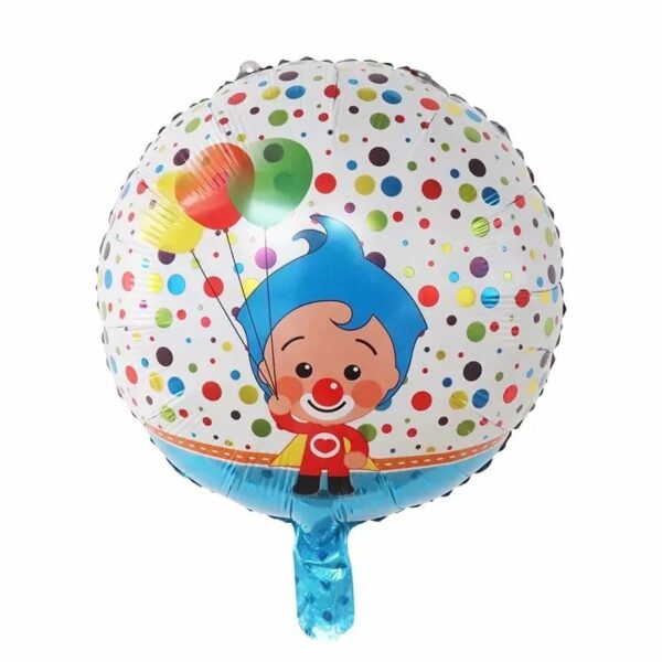 Globo Aluminio Redondo Plim Plim