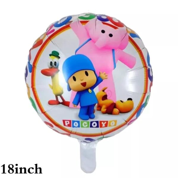 Globo Aluminio Redondo Pocoyo