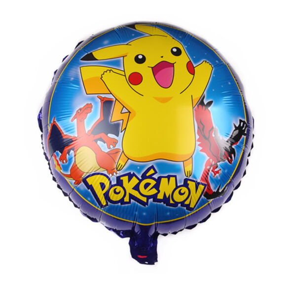 Globo Aluminio Redondo Pokemon