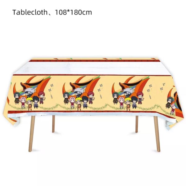 Mantel Decorativo para Cumpleaños Naruto
