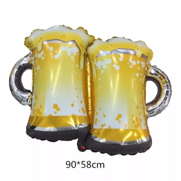 Set de globos aluminio Cerveza mas globo Homero - Imagen 4