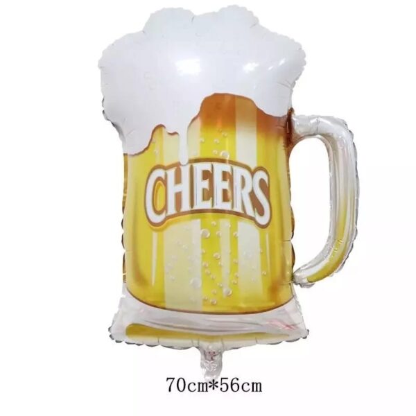 Set de globos cerveza 5 piezas - Imagen 3