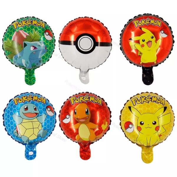 Set de globos aluminio Pokémon 12 und - Imagen 5