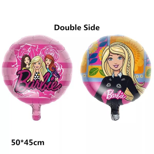 Set de globos aluminio mas látex Barbie - Imagen 2