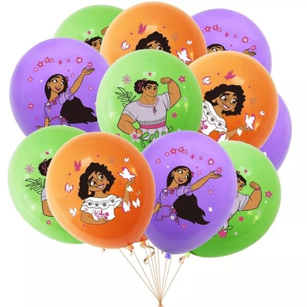 Pack 12 Globos Látex Encanto