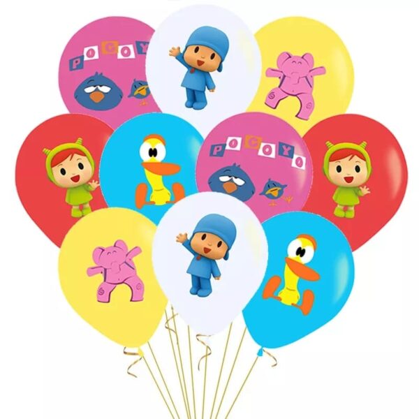 Pack 12 Globos Látex Pocoyo