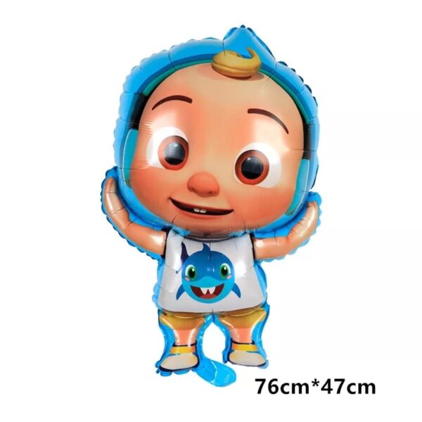 Set Globos Aluminio Cocomelon 5pzas - Imagen 4