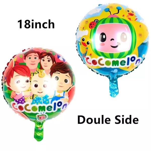 Set Globos Aluminio Cocomelon 5pzas - Imagen 2