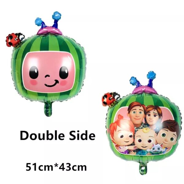 Set Globos Aluminio Cocomelon 5pzas - Imagen 3