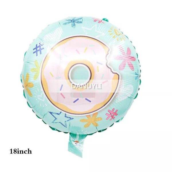 Set Globos Aluminio Pastelito, Donas y Helado 5pzas - Imagen 4