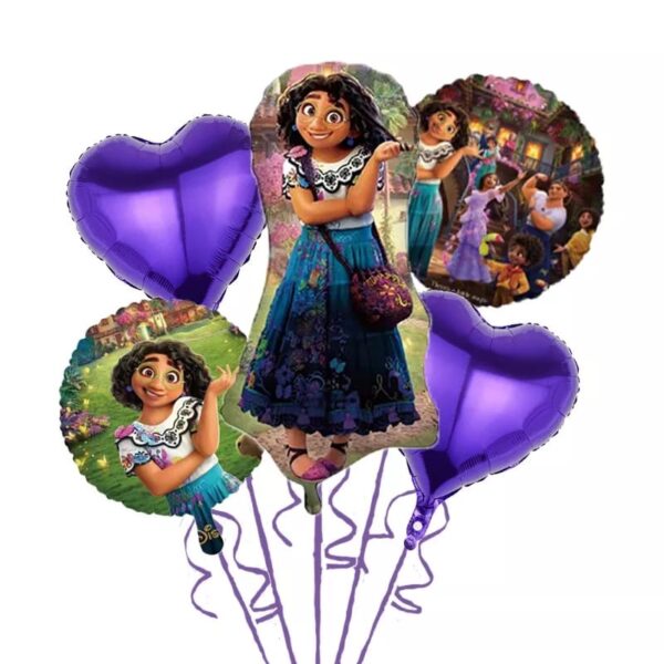 Set Globos Aluminio Encanto 5pzas
