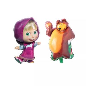 Set Globos Masha y El Oso
