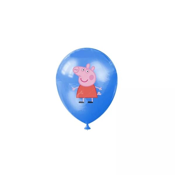 Pack 12 Globos Látex Peppa Pig - Imagen 2