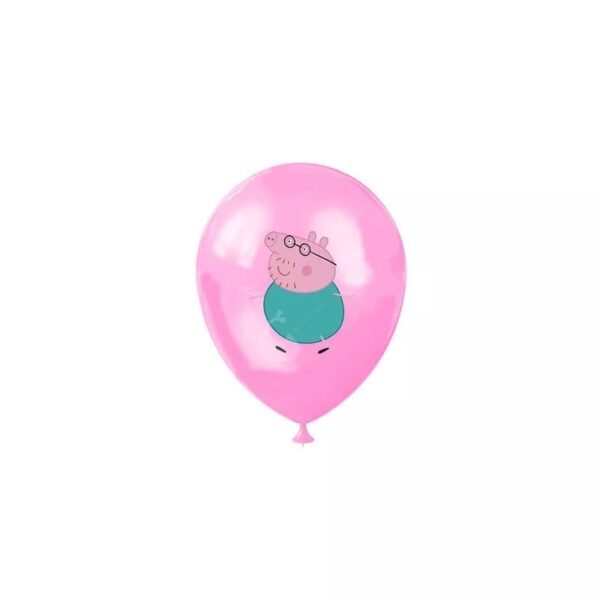 Pack 12 Globos Látex Peppa Pig - Imagen 3