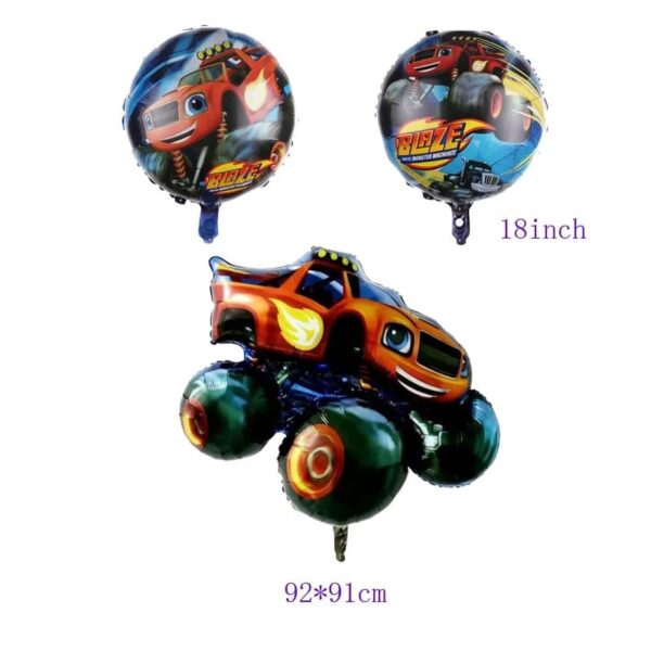 Set Decorativo + Fondo Telón Blaze Machine - Imagen 3