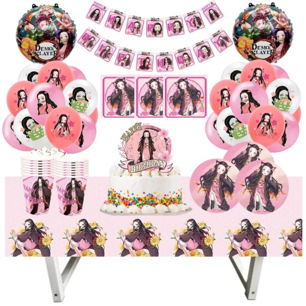 Set Cotillon para Cumpleaños Nezuko