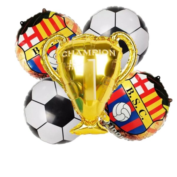 Set Globos Aluminio Copa 5pzas (Barcelona)