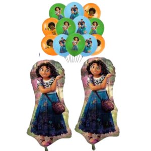 Set Globos Aluminio+Latex Encanto 2