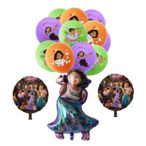 Set Globos Aluminio+Latex Encanto