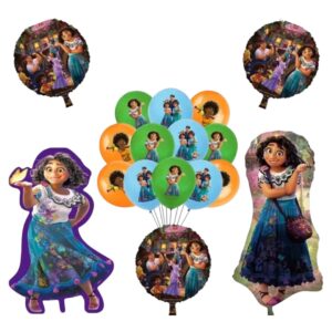 Set Globos Aluminio+Latex Encanto
