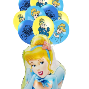 set de globos decorativo cenicienta