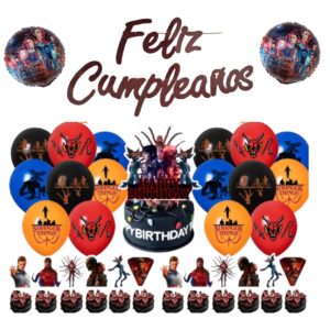 Set decoración globos Stranger Things