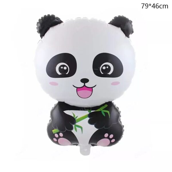 Set Globos Aluminio Oso Panda 5pzas - Imagen 3