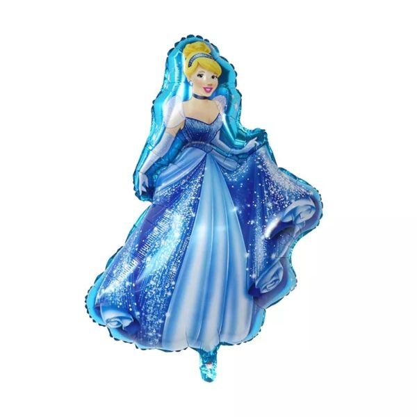 Set Globos Aluminio Princesas Disney 5 Pzas (con forma) - Imagen 5