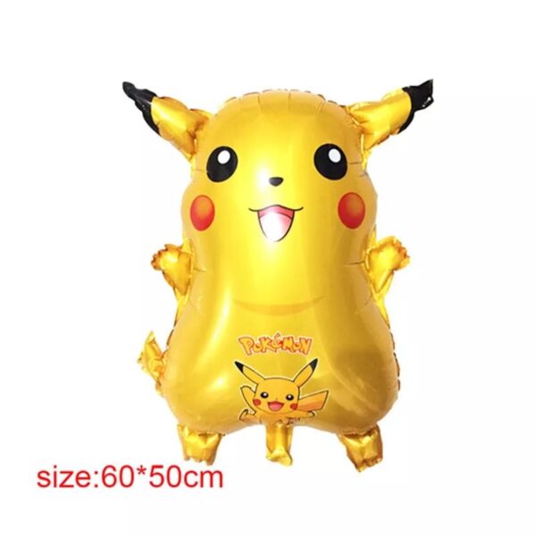 Set Globos Aluminio Pikachu 5 Pzas - Imagen 2