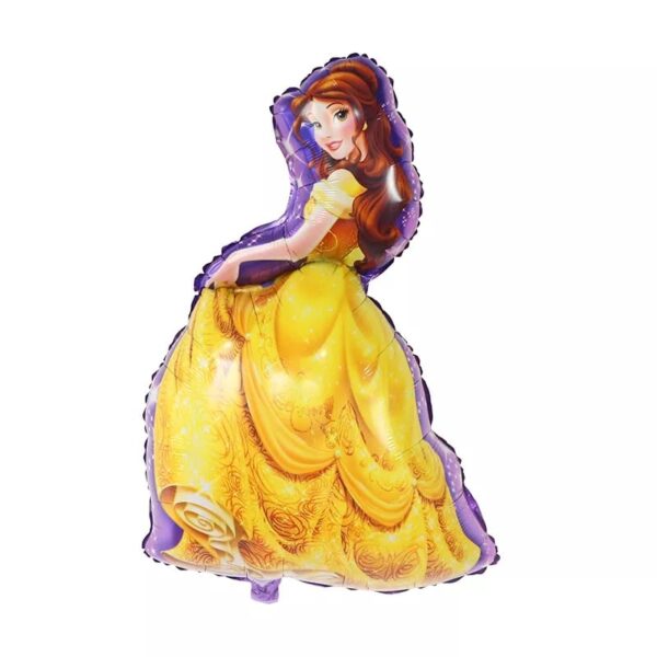 Set Globos Aluminio Princesas Disney 5 Pzas (con forma) - Imagen 2