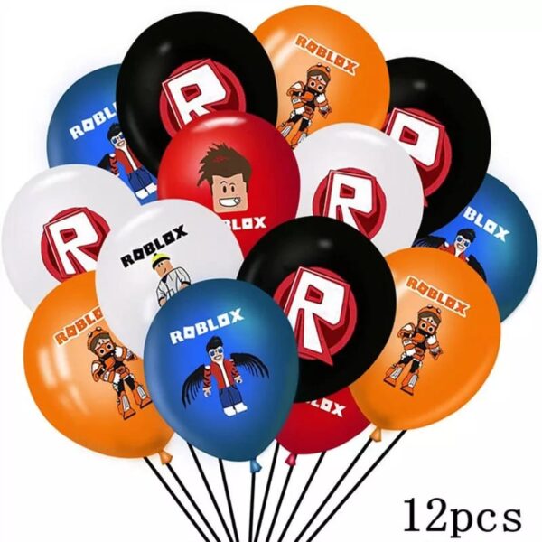 Set Globos con Banderin Roblox - Imagen 3