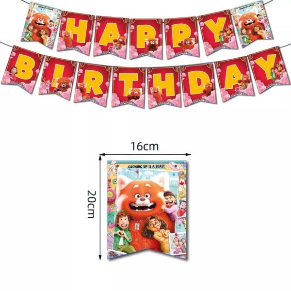 Set Decorativo para Cumpleaños Turning Red - Imagen 6