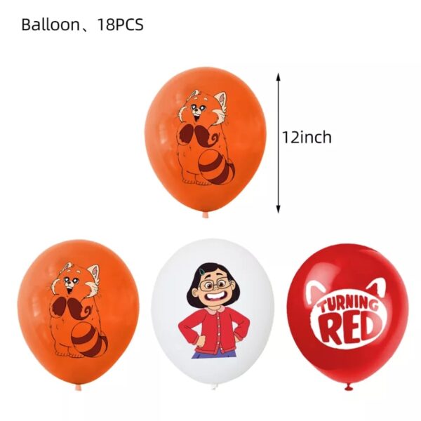 Set Decorativo para Cumpleaños Turning Red - Imagen 2
