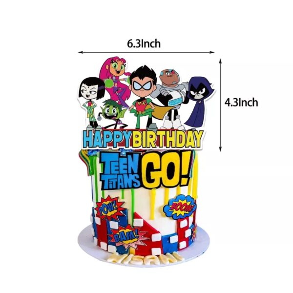 Set Decorativo para Cumpleaños Jóvenes Titanes - Imagen 2