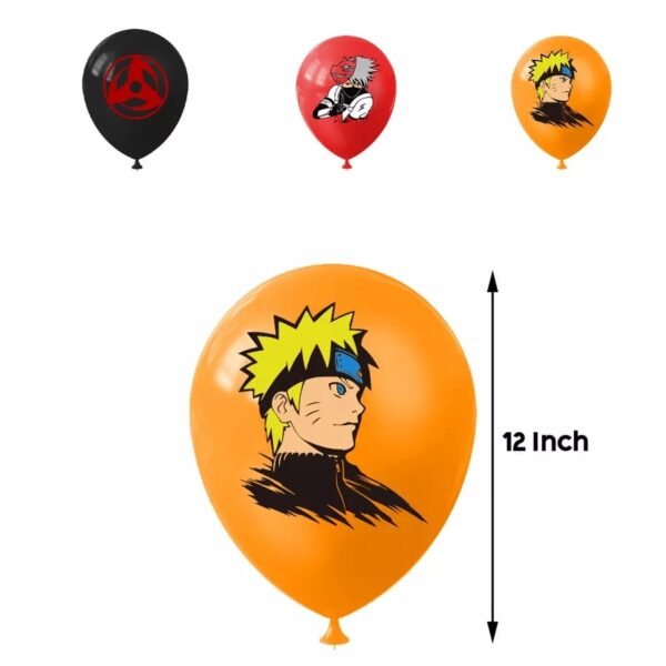 Set Globos con Banderin Naruto - Imagen 5