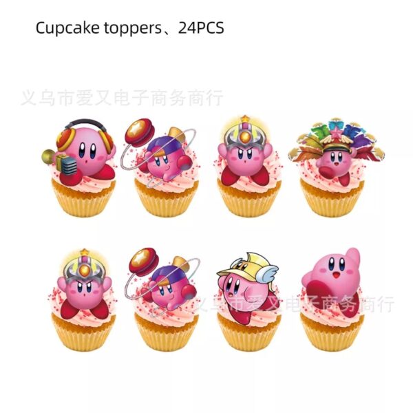 Set Decorativo para Cumpleaños Kirby (Nintendo) - Imagen 4