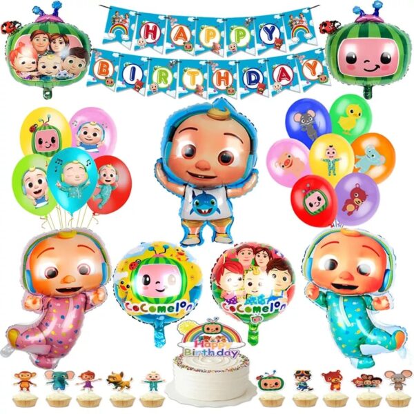 Set Decorativo para Cumpleaños Cocomelon