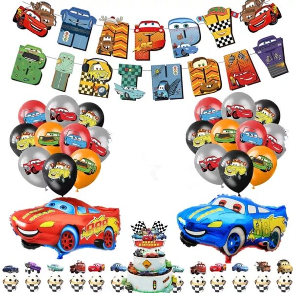 Set Decorativo para Cumpleaños Cars